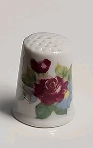 Flower Flowers Thimble Vintage Souvenir Collectible - Picture 1 of 5