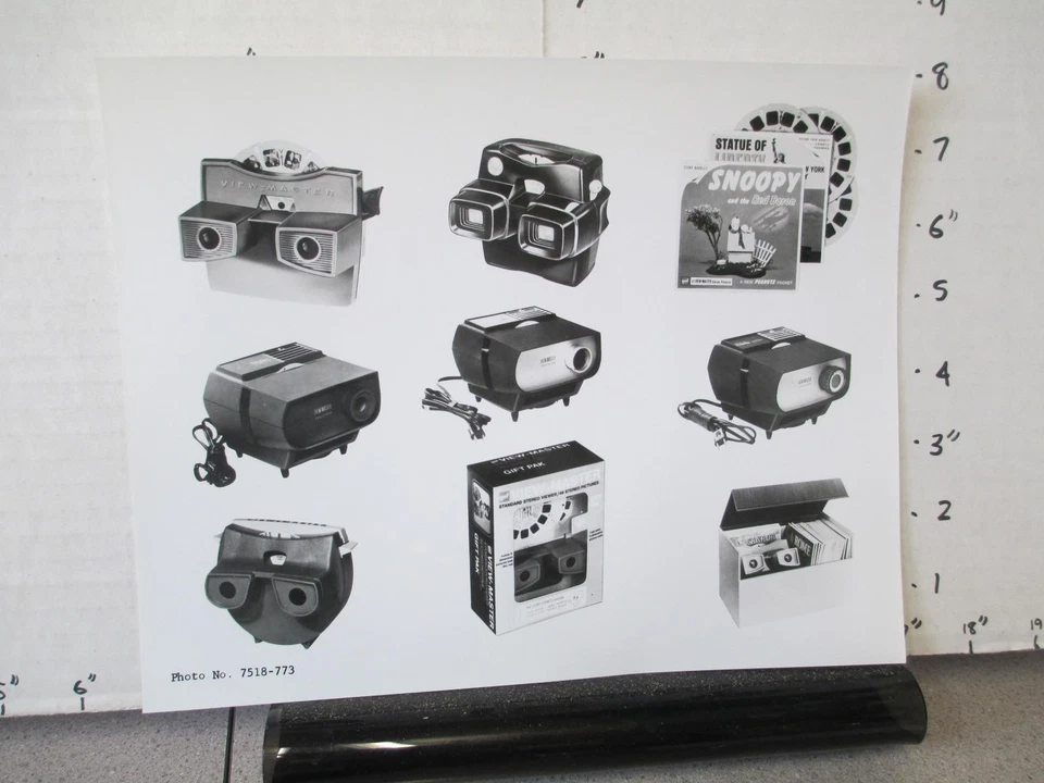 VIEWMASTER 1969 vendedor muestra juguete foto Peanuts Snoopy proyector visor Foto 1 de 1