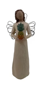 Statuina Ananas Angelo Accogliente Albero Salice 8" Demdaco 2002 Susan Lordi - Foto 1 di 11