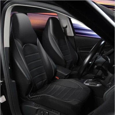 Front Car Seat Covers For High Back Bucket Seat Cushions Protector Four Seasons Foto 1 de 4