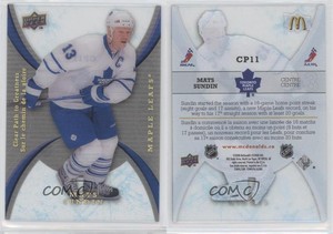 2008-09 Upper Deck McDonald's Restaurant Clear Path to Greatness Mats Sundin HOF
