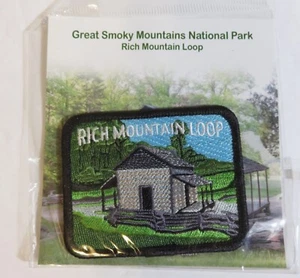 Unbenutzter Tennessee Great Smoky Mountains Nationalpark Rich Mountain Loop Patch - Bild 1 von 2