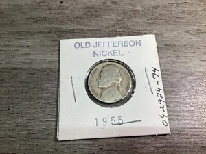 1955 D Jefferson Nickel from Denver Mint 042924 74 - Picture 1 of 4