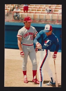 1986 Nick Esasky & Dann Bilardello UNSIGNED 3-1/2 x 5 ORIGINAL SNAPSHOT PHOTO #1 - Picture 1 of 1