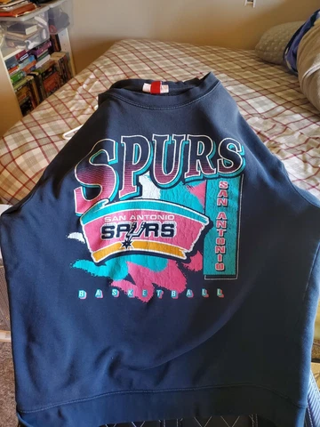 Vintage San Antonio Spurs Mitchell And Ness Sweater Cover