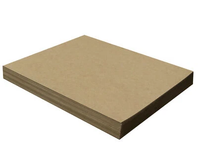 MAGICWATER SUPPLY 50 Sheets Chipboard 11 x 14 inch - 22pt Light Weight Brown Kraft Cardboard