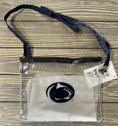 IPG Team Sports Penn State Nittany Lions Clear Messenger Bag 9.5” X 7.5” Cover