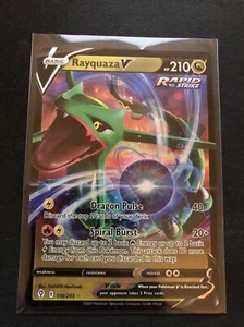 Pokemon - Rayquaza V - Evolving Skies - 110/203 - Ultra Rare NM Ships Now - Picture 1 of 1