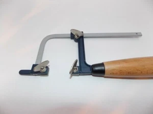 Metallbogen verstellbar verstärkt Holzgriff Säge Goldschmied Uhrmacherei - Bild 1 von 2