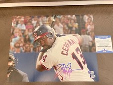 Dennis Haysbert Signed 11x14 Major League Photo Cerrano Cleveland Indians BAS