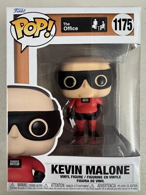 Kevin Malone (como Dunder Mifflin Superhéroe) 1175 ~ The Office ~ Vinilo Funko Pop Foto 1 de 4