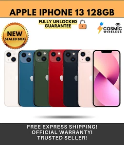 NEW Apple iPhone 13 128GB Factory Unlocked 5G (GSM/CDMA) - Picture 1 of 14