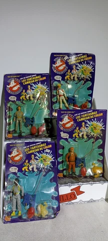 Complete collection Ghostbusters x4 variant JOCSA Argentina 1992 not Kenner Cover