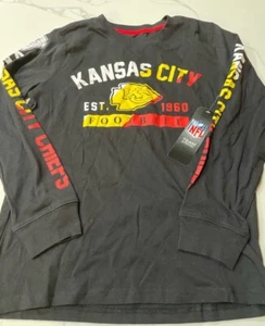 Kansas City Chiefs Youth Long Sleeve Shirt (Small 8) Retails For $40 - Picture 1 of 6
