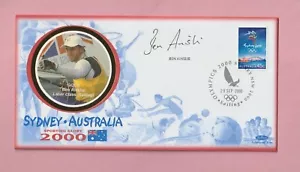 Australia - Sydney, 2000 Olympic Games Autographed Stamp cover, Ben Ainslie - Picture 1 of 1