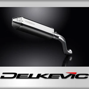 KTM 690 Duke 2013-18 Delkevic Slip On 13" Tri-Oval Kit de silenciador de escape de acero inoxidable - Imagen 1 de 5