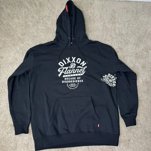 Neu mit Etikett Dixxon Flannel Company Pullover Hoodie Jahrzehnt des Ungehorsams - schwarz L - Bild 1 von 7