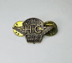 DAMEN HARLEY DAVIDSON OWNER GROUP HOG LOH 2012 WESTE JACKE HUT ANSTECKNADEL - Bild 1 von 1