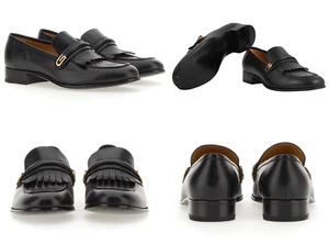 GUCCI Schuhe Mirrored G Gold Loafers New Waxed Slippers Sneakers Mokassin 40,5 - Bild 1 von 19