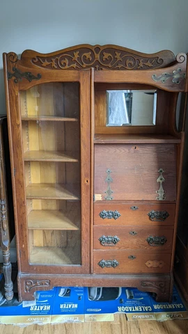 Antique / Vintage Secretary - Hand Made Cover