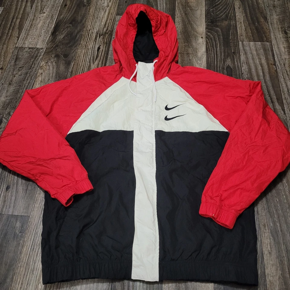 Nike Double Swoosh International Goddess Of Victory Windbreaker Jacket Size L - Image 1 of 4