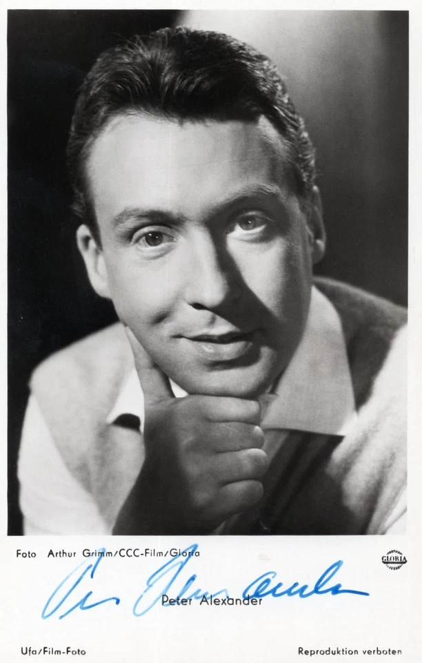 Peter Alexander+ - original signierte UFA Karte FK 1935 - Bild 1 von 1
