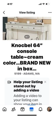 64” Long Console Table - Image 1 of 4