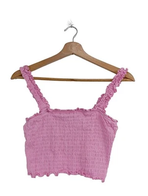 VERO MODA Top recortado Mujeres Top Talla EU 34 rosa look casual - Imagen 1 de 4