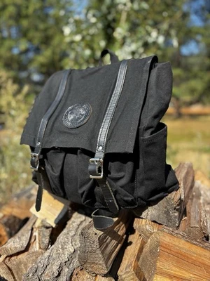 Duluth Pack Urban Pack | Lona Cuero Negro | Mochila Bolso Libro Viaje Escolar Foto 1 de 4