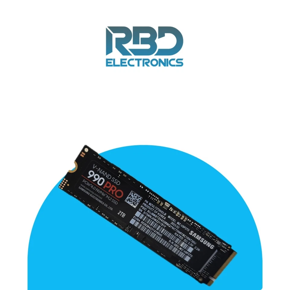 Samsung V-NAND 990 PRO 2280 2TB M.2 NVME GEN 4 - Image 1 of 4