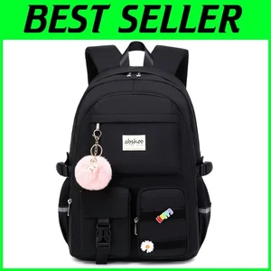 Elegante mochila grande para estudiantes con correas ajustables - Ideal para viajes universitarios - Imagen 1 de 11