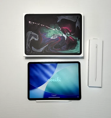 Apple iPad Pro 1. Gen 64GB, Wi-Fi, 11 Zoll - Space Grau + Apple Pencil 2 ✏️  - Bild 1 von 4