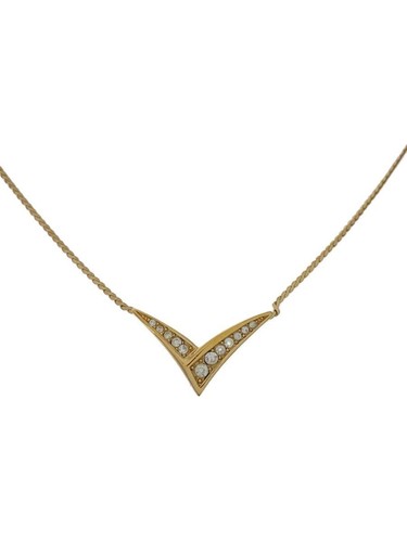 Collana Christian Dior Top donna in pietra colorata GLD con