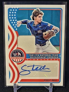 Steele Hall 2025 Panini Stars & Stripes Team USA Auto Relic Autograph - Bild 1 von 1