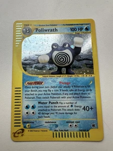 Poliwrath Holo Raro 24/165 Expedición Base Set WOTC Pokémon De Colección - Imagen 1 de 16