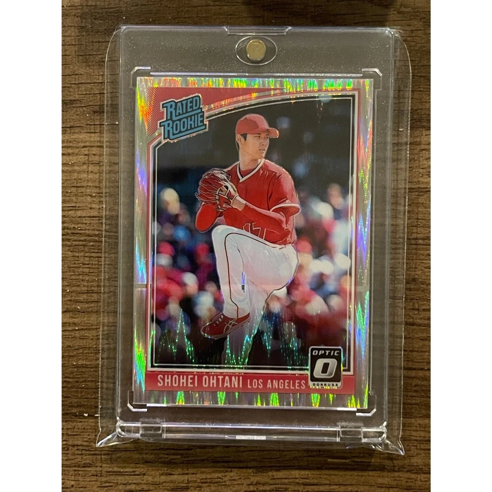 Donruss Optic Rated Rookie Shock Prizm Shohei Ohtain RC 2018 Foto 1 de 2