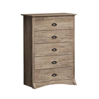 Salt Spring Rustic 5-Drawer Tall Dresser for Bedroom, Farmhouse Chest of - Image 1 of 4