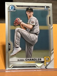 Bowman Draft 2021 - 1° Bowman - Chrome - Bubba Chandler #BDC-41 Rookie Card (RC - Foto 1 di 5