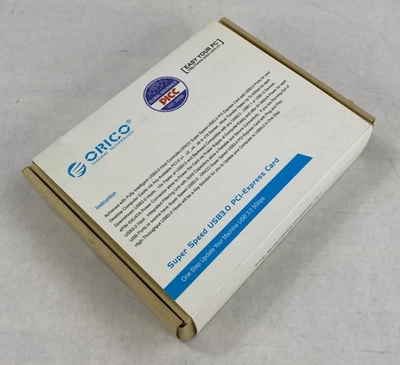 Orico PME-4U 4-Port PCI Express to USB3.0 Host Controller Card NEW - Image 1 of 4