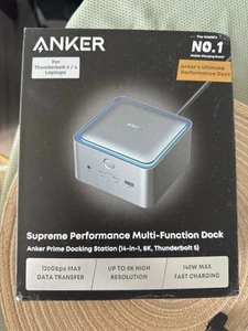 Anker Prime TB5 14-in-1 Docking Station Thunderbolt 5 8K 120Gbps 140W Charging - Afbeelding 1 van 2