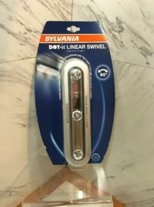 NEW SYLVANIA LED Self Stick ON Touch Night Light Battery Dot It Linear Swivel - Picture 1 of 2