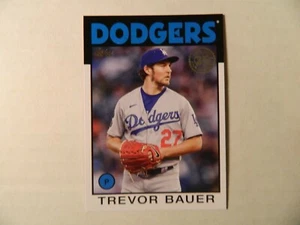 2021 Topps Update 35th Anniversary Card of Trevor Bauer - Dodgers - Picture 1 of 1