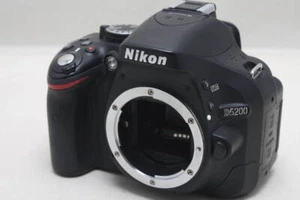 Nikon D5200 Black 24.1MP Digital SLR Camera Body English Language From Japan - Picture 1 of 5