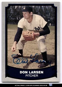 1988 Pacific Legends #42a Don Larsen AUTO ERR EX-MT - Picture 1 of 2