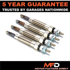 4X FOR MITSUBISHI CHALLENGER 2.5 (1998-) DIESEL HEATER GLOW PLUGS FULL SET - Picture 1 of 2
