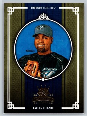 2005 Donruss Diamond Kings Carlos Delgado Toronto Blue Jays #240 - Image 1 of 2