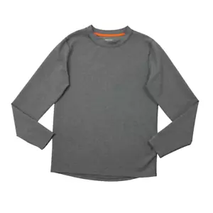 Omni-Wool Sweatshirt Mens L Large Grey Stretch Crewneck Long Sleeve Pullover - Picture 1 of 7