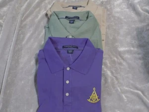 Masonic Polo Shirt Short Sleeve Past Master 2X Freemason Cotton NEW! - Picture 1 of 13