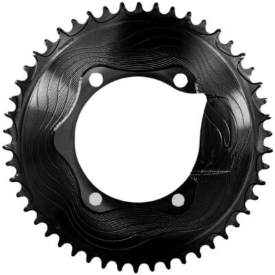 ALUGEAR 1x 110×4 Chainring for Shimano 11-Speed. Black - Image 1 of 3