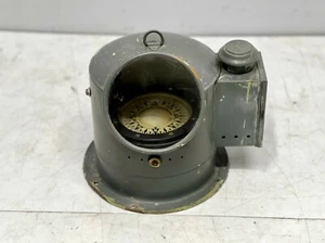 Vintage Saura Keiki Seisakusho Co. Ltd Ship Salvage Aluminum Japan Boat Compass - Imagen 1 de 11